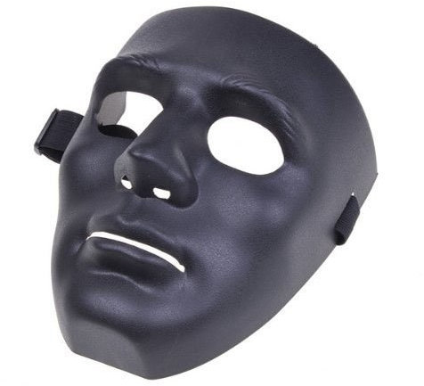 Kasstino Full Face Hockey Type Airsoft Mesh Goggle Mask Cosplay Costume Party Halloween (Black)