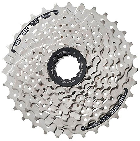 SHIMANO CS-HG41 Hyperglide Cassette (11-32T 8 Speed), Silver