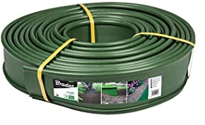 Bradas OBKG18125 Rasenkante mit integriertem Kanal für Wasser- und Stromleitungen, 18 m x 12,5 cm, grün, 60 x 60 x 12,5 cm