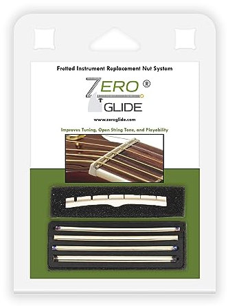 Zero Glide ZS-7F Slotted Replacement Nut for Guitars (Common on Fender)