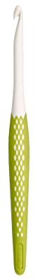 Prym, limonengrün 218488 Woll-Häkelnadel Ergonomics, Kunststoff, 6,0 mm | 17 cm