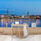 Bilderwelten Hamburg Fototapete 3D inkl. Kleister 384x255cm - Vliestapete Made in Germany - Fototapete Städte Wohnzimmer - Fototapete Skyline Stadt - Tapete Skyline Schlafzimmer Flur T_1702