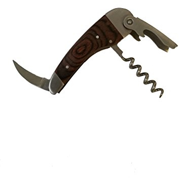 LAGUIOLE | Tire-bouchon | Couteau de sommelier | Marron/noir | Acier inoxydable