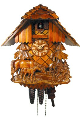 August Schwer Kuckuckuck-Armbanduhr, Pferd, Kinder 1.0457.01.C