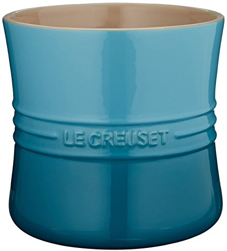 Le Creuset Stoneware Utensil Crock, 2 3/4-Quart, Caribbean
