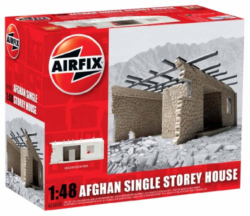 Airfix A75010 Afghan Single Storey House 1:48 Scale Unpainted Resin Building