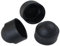 10 Stück Sechskant Schutzkappe M24 - Schlüsselweite 36 mm, Farbe schwarz - Abdeckkappe