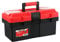 MAXPOWER 14-inch Toolbox, Plastic Tool Box Tool Chest Storage Case Organizer Included Removable Tray with Lock Secured
