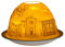 Him Dome Light Windlicht Provence, Keramik, Weiß, 11 x 11 x 9 cm