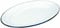 Ibili Bandeja Ovalada 40x27 CMS, Stainless Steel, Blanco y Azul, 40 x 27 x 9 cm