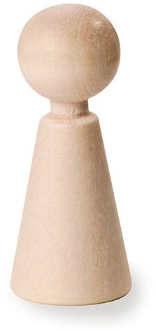 NEU Figurenkegel aus Holz, Ø 15mm, 36mm hoch