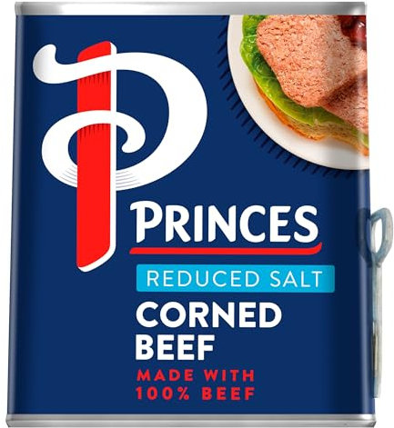 Princes Reduced Salt Corned Beef, 340 g (Pack of 1)