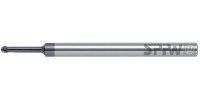 SPPW Micro-Kugelfräser VHM+X.Cut 220° L:60x0,55 z:2 d3 Ø0,8x4F