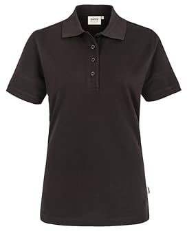 HAKRO Damen Polo-Shirt Performance - 216 - chocolate - Größe: 5XL