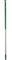 Vikan 29392 59 Stainless Steel Handle with Threaded Tip, 1-7/32 Diameter, Green