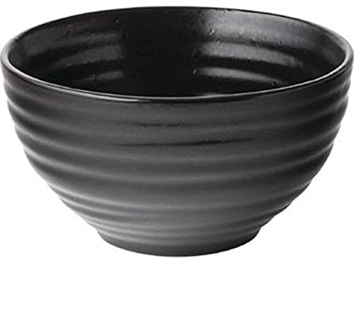 Utopia Tribeca Ebony Rice Bowl 8.5oz / 24cl-CT0014, Pack of 6 | Brings reliable durability and rustic charm to busy professional kitchens, tailored for heavy commercial use.