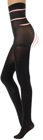 CALZITALY Collant Opaque Gainant de Taille Haute, Collants Sculptant 80 DEN