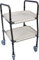 Aidapt Sturdy Height Adjustable Strolley Trolley with Easy Removable Trays Ideal for Transferring Meals, Dinner, Tea etc