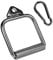 C.P.Sports Einhandgriff – Stahl Silber verchromt – mit Karabinerhaken 8mm – Profi Griff für Kraftstation, Kabelzug, Seilzug, Latzug, Kraftsport, Bodybuilding, Fitness, Gym
