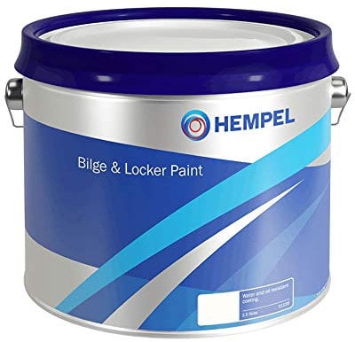 Hempel Bilge & Locker - White - 2.5L - Boat Paint for Bilge & Lockers