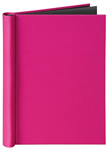 VELOFLEX 4944371 - Klemmbinder DIN A4 Velocolor, mit Leinenstruktur, Füllmenge max. 150 Blatt, pink, 1 Stück