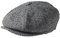 Peaky Blinders Cap - 1 Stück - Jungen - Zeitungsverteiler, Gr.- XL, Black Bird''s Eye Tweed