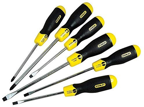 STANLEY 0-65-007 Cacciaviti Cushion Grip, Std - Elet - Ph, Set di 6 pz