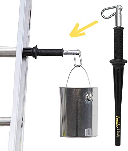 LadderLimb Ladder Safety Device – The Must-Have Ladder Safety Item for Tradesman Tools and DIY Tools – LadderLimb Holds Paint Can, Tools, Buckets and More to Make Ladder Work Safe, Quick and Easy