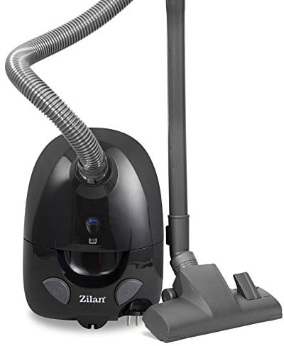 Zilan Staubsauger | Klein, praktisch & kraftvoll | 3D Bodendüse | 890 Watt | HEPA-Filter | 5-Filter-System | Bodenstaubsauger mit Dauer Staubbeutel Kein Beutelwechsel