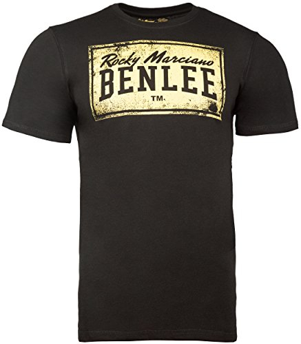 BENLEE Herren T-Shirt Normale Passform BOXLABEL M, Black