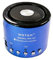 Mini enceinte, haut-parleur bleu, bluetooth, radio FM, port micro carte et port usb. WS-Q9