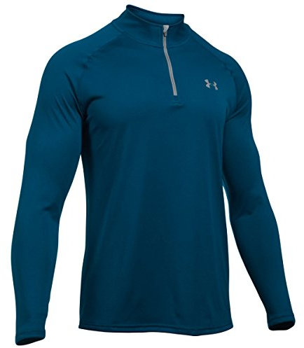 Under Armour Men UA Tech 1/4 Zip Long-sleeve Shirt - Blackout Navy, LG