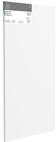 Winsor & Newton 6206029 Professional Keilrahmen aus Baumwollmischgewebe, 385 g/m², 3-fach grundiert, mittlere Körnung, ideal für die Ölfarben und Acrylfarben - 60x120cm