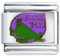 Quiges 9mm Italian Style Charm Modell Edelstahl Grün Königin Frosch küss mich für Italien Charm Armbänder