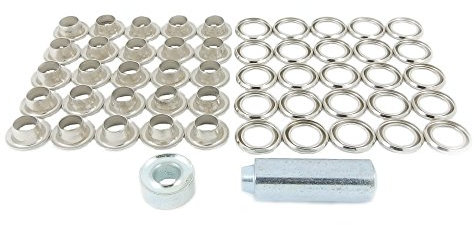 BP 22 M20 Nickel Plated Brass 8.0mm Sail Eyelet and Washer Repair Kit