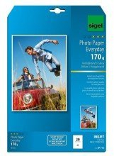 Sigel© Inkjet Fotopapier Everyday, hochgl„nzend, 170 g/mý, A4, 20 Blatt