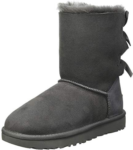 UGG Bailey Bow Ii, Stivali Classici, Donna, Grigio, 38 EU