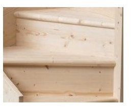 BPS® Grand Space Saving Stairs with Tread Riser Kit | Extra-Large Treads | Massive 300kg Weight Rating | Floor to Upper Floor Heights up to 3.11m