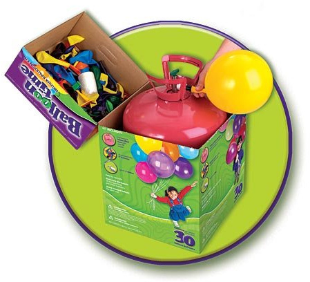 Balloon Time Helium Tank with 30 Balloons