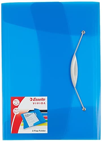 Esselte 624040 Dokumentenmappe (VIVIDA, A4, PP) blau
