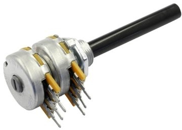 Drepoti Potentiometer 6mm stereo linear 10K Ohm