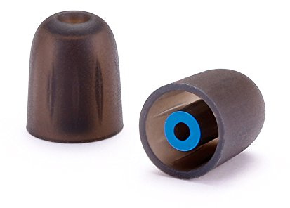 Westone Star Silicone Replacement Eartips - 5 Pair Pack, 10.5mm Diameter X 13mm Length, Blue, Small