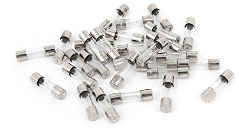 sourcingmap 30 Pcs 250V 5A F5AL Quick Fast Blow Type Glass Tube Fuses 5mm x 20mm
