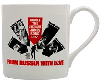 Pyramid International MGBC23260 James Bond (From Russia With Love) Porzellanbecher, Keramik, mehrfarbig, 12,5 x 8,5 x 9 cm