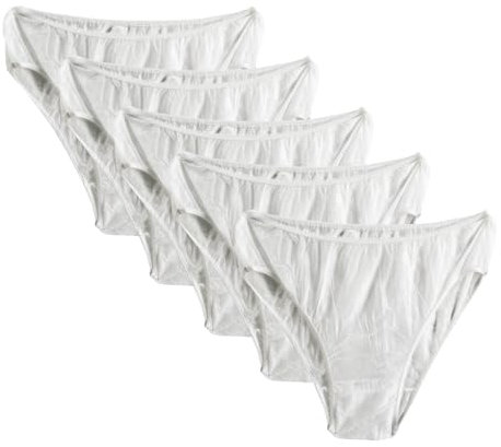 Jané Braguitas Desechables Postparto, Embarazada, Pack 5 un, Talla 42-44, Desechables, Hipoalergénicos, Estancia Hospital, Blanco
