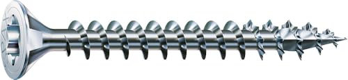 SPAX Universalschraube, 3,5 x 45 mm, 1000 Stück, T-STAR plus, Senkkopf, Vollgewinde, 4CUT, WIROX A3J, 1191010350455