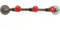 Balvi Porte-Manteau Mural Pipeline en Forme de canalisation Fer 8x54x10