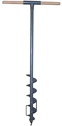 Berger & Schröter 50192 - Trivellatore per Terreno, 9 cm, Colore: Grigio