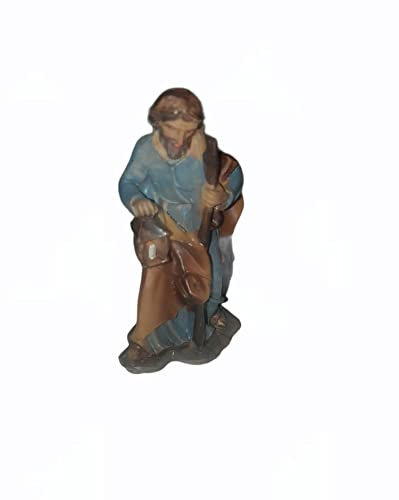WORLDMARK PERSONAGGIO NATIVITA' STATUA SAN GIUSEPPE CM.9 ADDOBBO PRESEPE NATALE AB