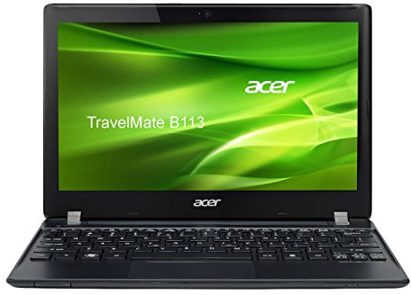 acer TravelMate TMB113-E 11.6-inch Notebook (Black) - (Intel Celeron 1017U 1.6GHz, 2GB RAM, 320GB HDD, WLAN, Webcam, Integrated Graphics, Windows 8)